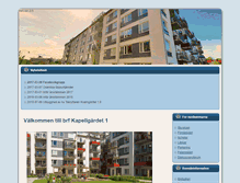 Tablet Screenshot of kapellgardet.se